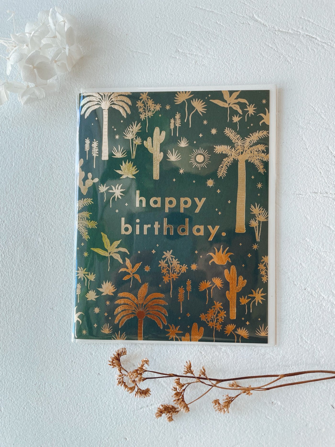 Card - Happy Birthday Palms