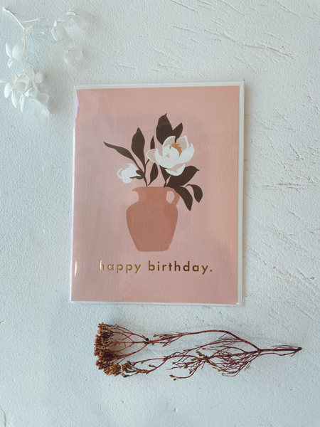 Card - Birthday Magnolias