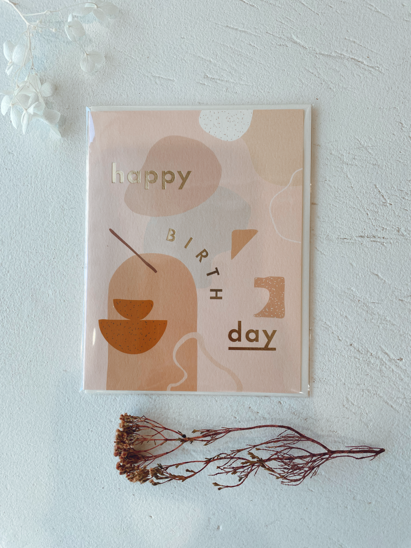 Card - Birthday Clay Composition