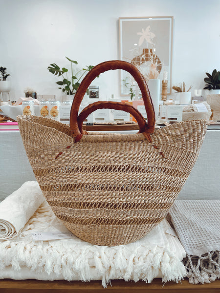 Basket - Handwoven Natural