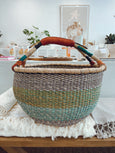 Basket - Large Round Multicoloured