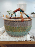 Basket - Large Round Multicoloured