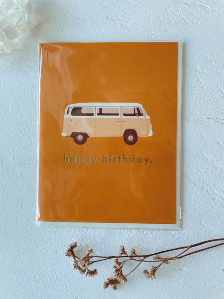 Card - Birthday Kombi Van