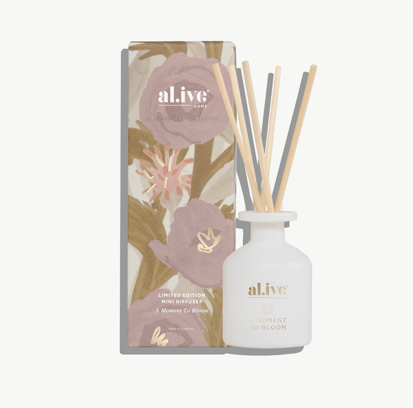 Al.ive Body - Mini Reed Diffuser - A Moment To Bloom