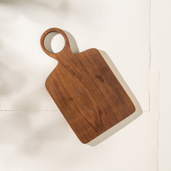 Teak Loop Handle Cheese Board