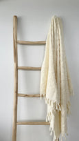 Sunday Retro Turkish Towel - Coconut