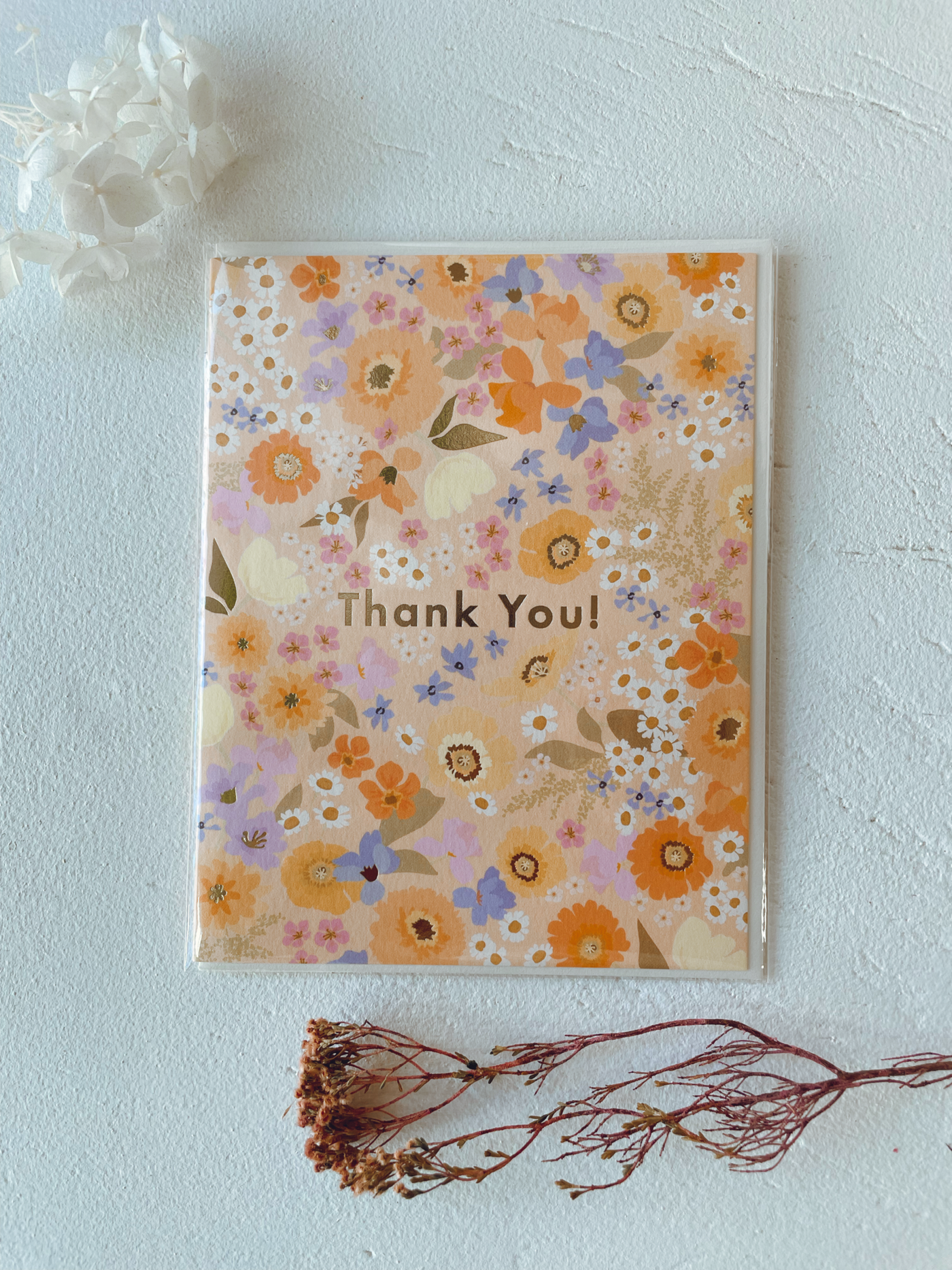 Card - Thank You Floralscape