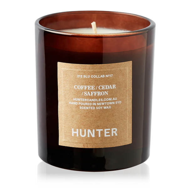 Hunter Candles - 212 BLU COLLAB / COFFEE + CEDAR + SAFFRON