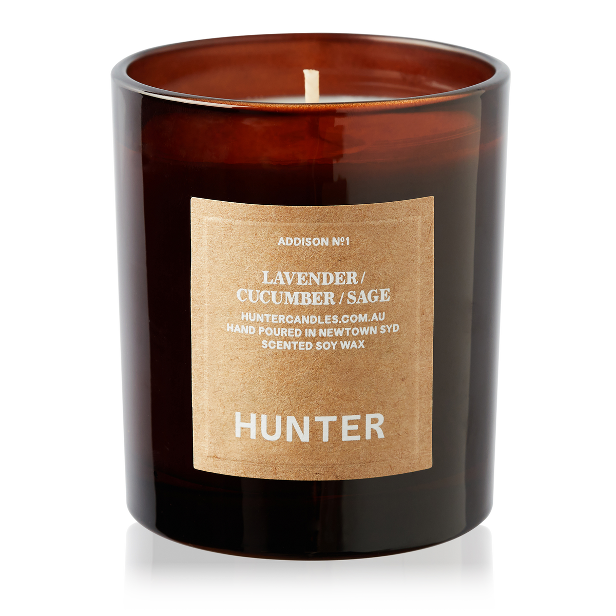 Hunter Candles - ADDISON / LAVENDER + CUCUMBER + SAGE