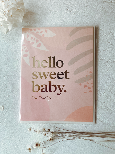 Card - Hello Sweet Baby